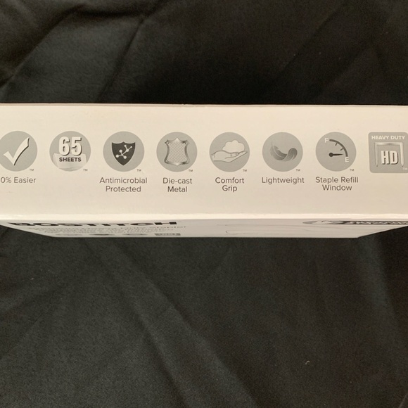 Bostitch Heavy Duty Stapler, 65 sheet stapling capacity, 2 finger stapling. - Picture 3 of 3